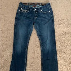 Blue jeans. Straight cut